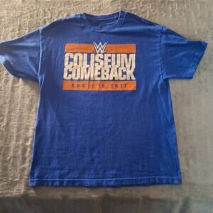 VINTAGE WWE Nassau Coliseum Comeback 4/10/17 T-Shirt XL RAW Superstar Shakeup